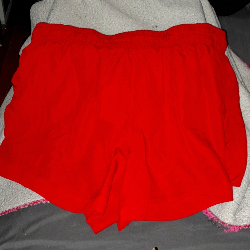 Red Activewear shorts